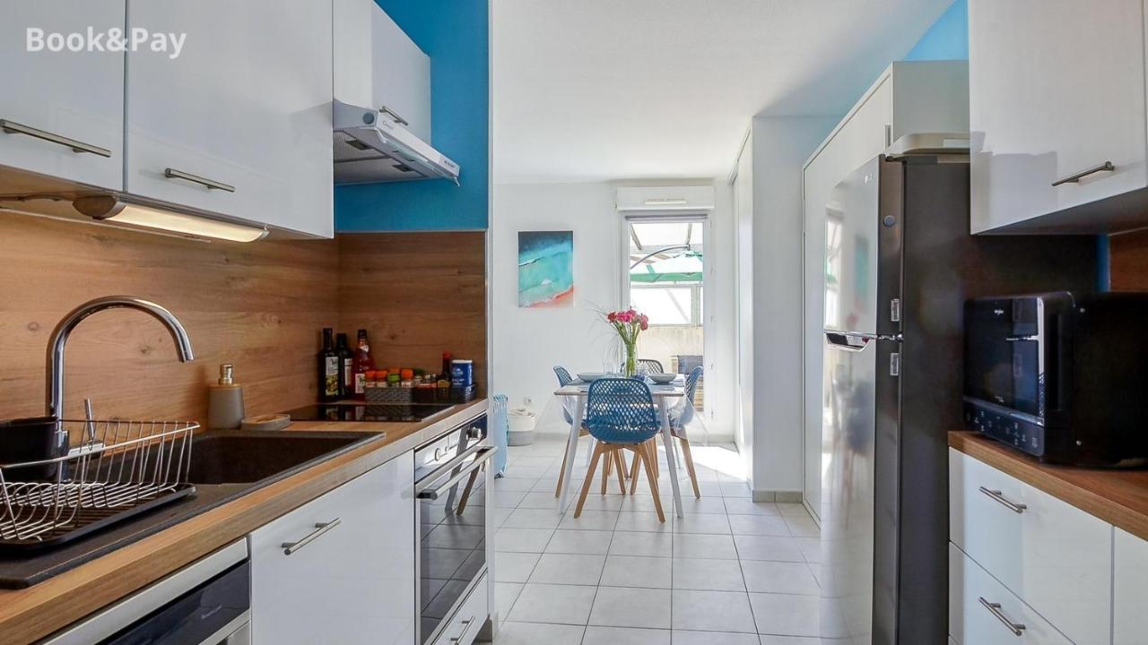 Les Alouettes Studio Avec Terrasse, Garage Et Piscine La Ciotat Exterior foto