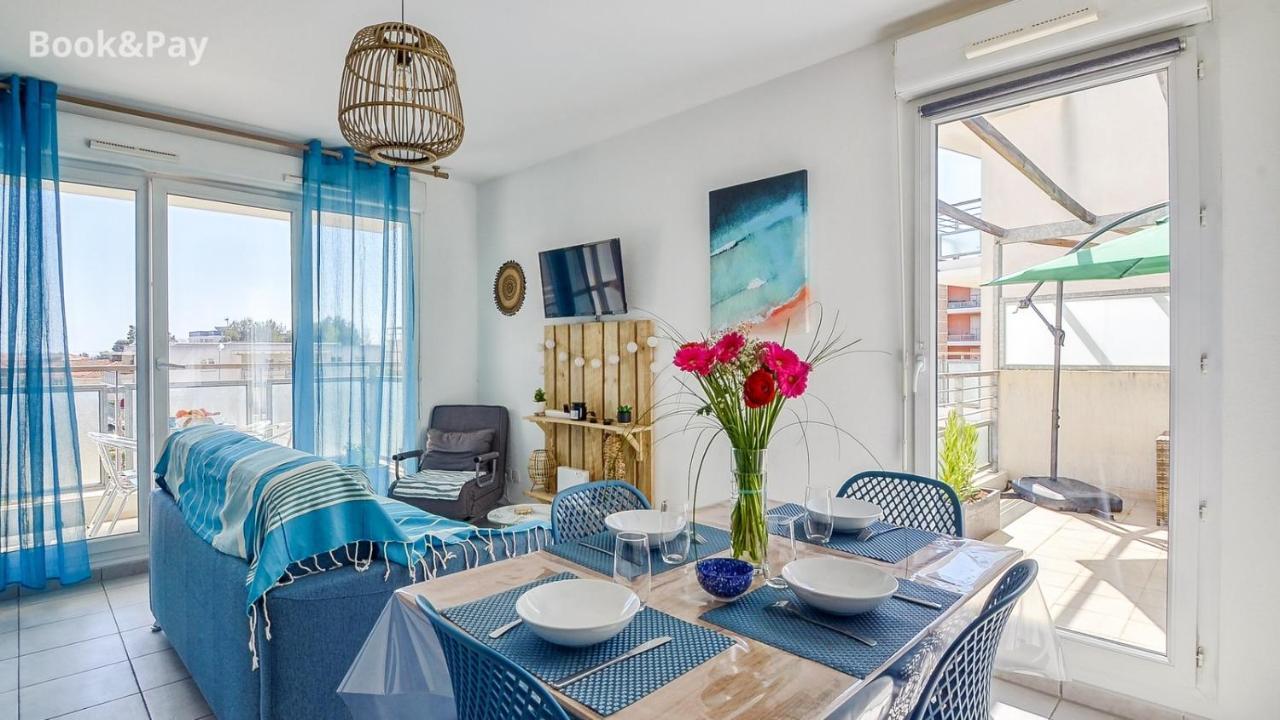 Les Alouettes Studio Avec Terrasse, Garage Et Piscine La Ciotat Exterior foto